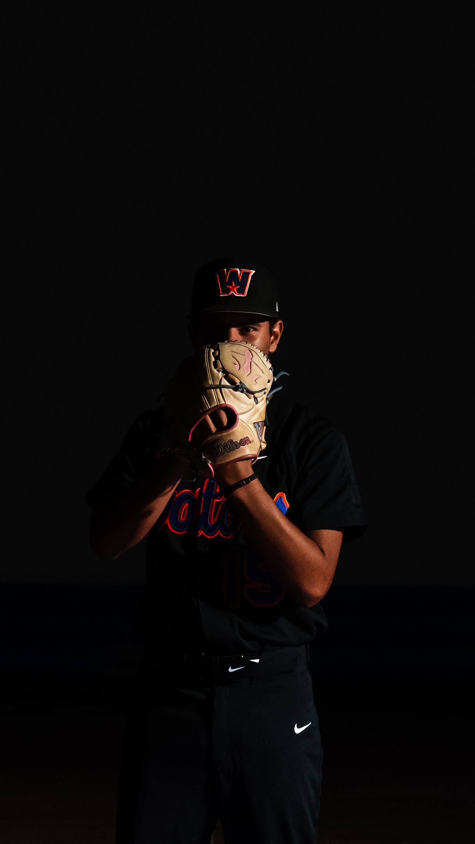 Gators Wilson Glove Over Face