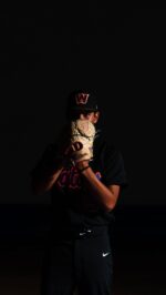 Gators Wilson Glove Over Face