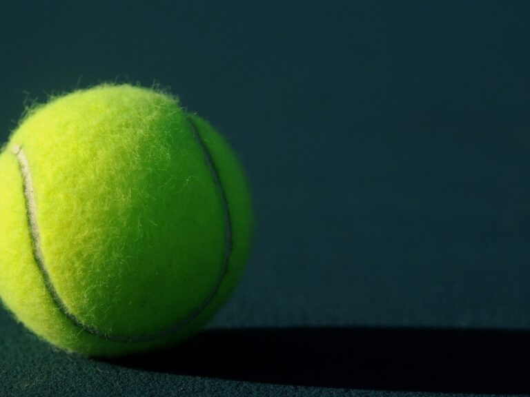 Tennis Ball On Court